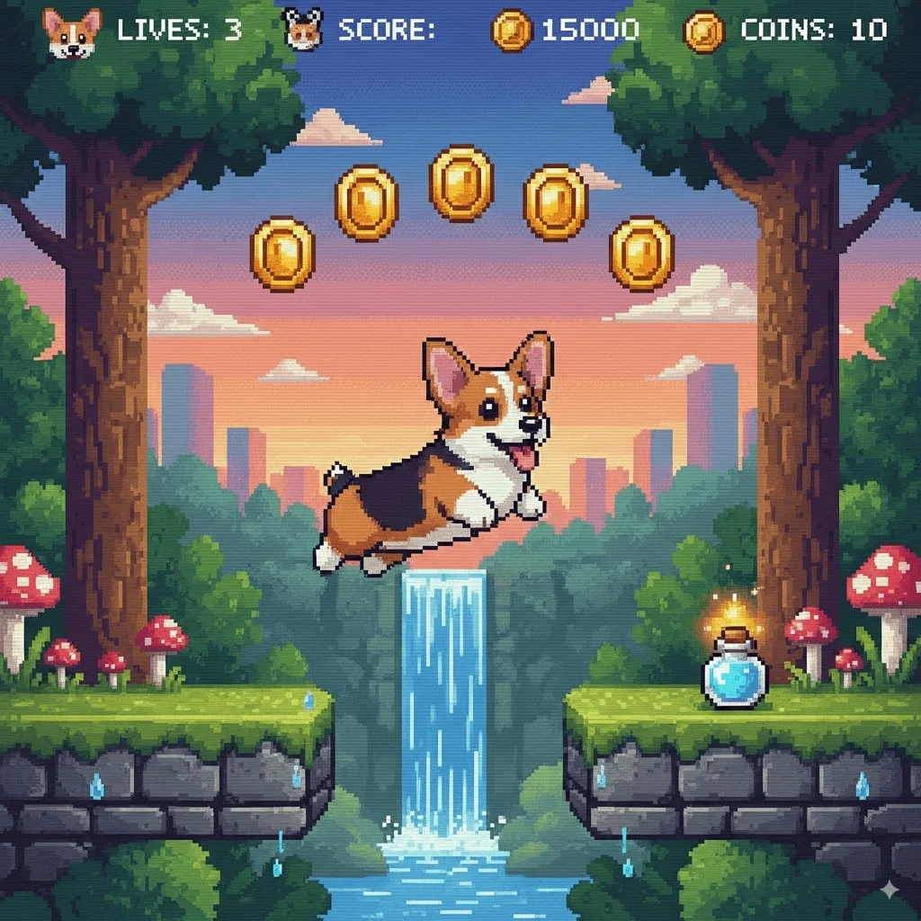 33. 16‑Bit Game Character - Final pixel sprite